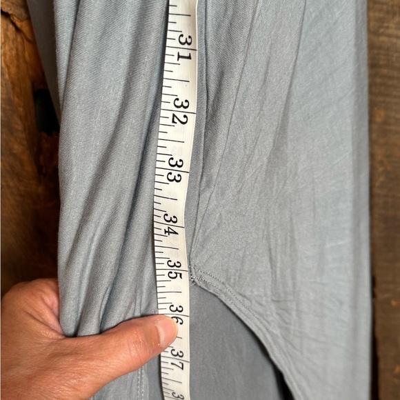 Final Touch Light Grey Halter Midi Dress - Picture 11 of 12